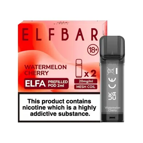 ELF BAR ELFA PRE-FILLED PODS (PACK OF 2) - Watermelon Cherry